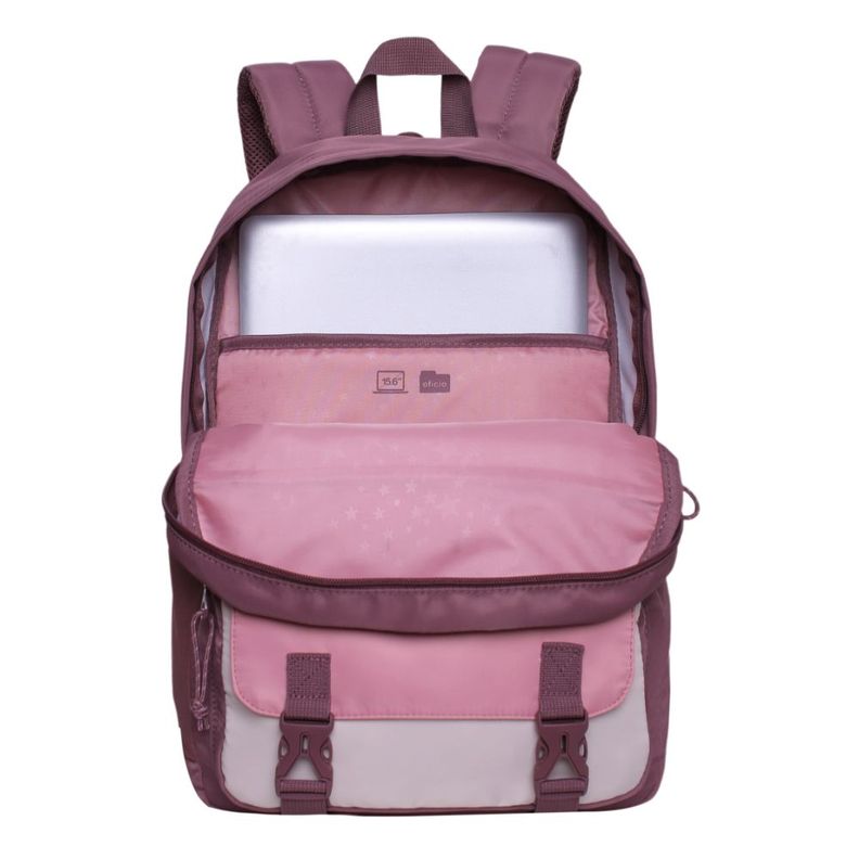 Mochila Microfibra Corolla Color Block Dirty Malva Head-1