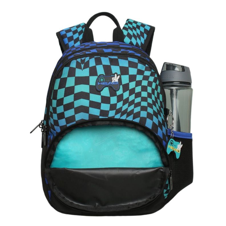 Mochila Infantil Niño Gum Chess Gamer Negro Head-2