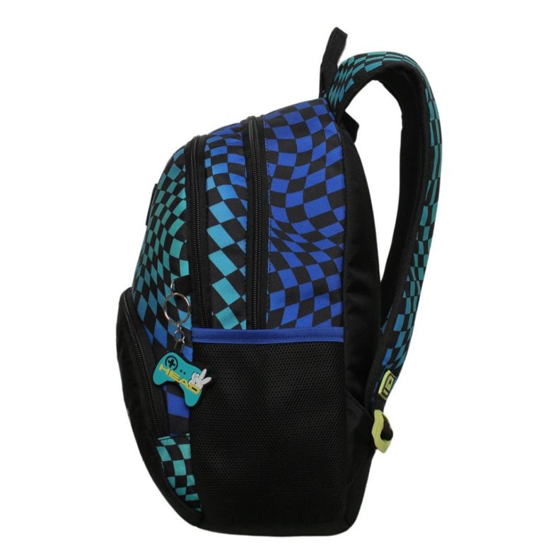 Mochila Infantil Niño Gum Chess Gamer Negro Head-3