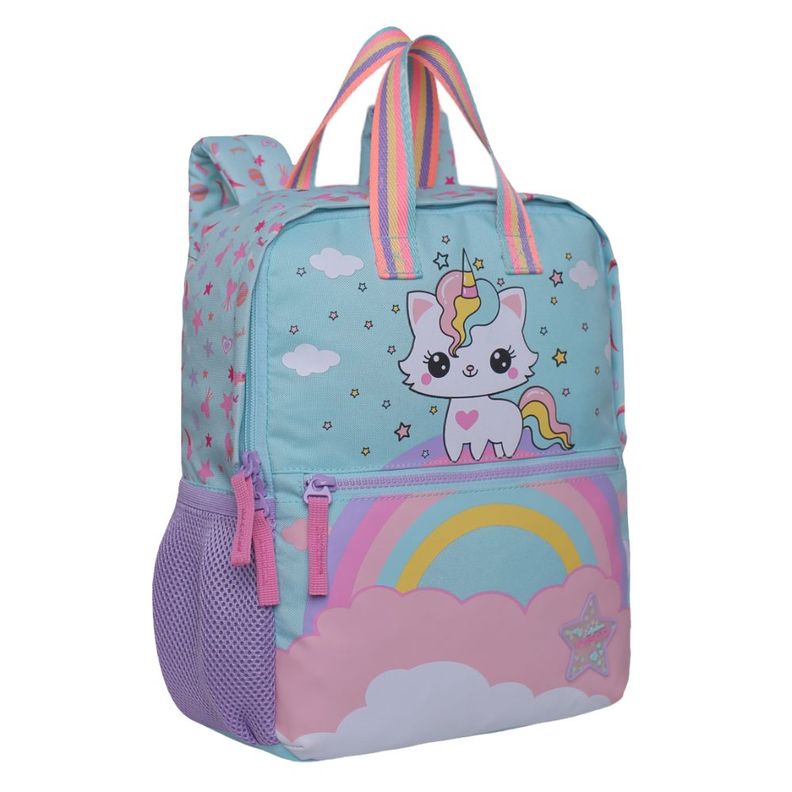 Mochila Fashion Infantil Pepa Gaticornio Menta Head-0