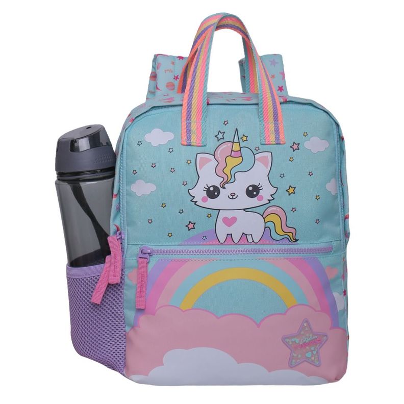 Mochila Fashion Infantil Pepa Gaticornio Menta Head-1