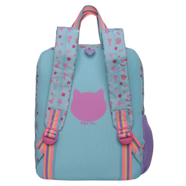 Mochila Fashion Infantil Pepa Gaticornio Menta Head-4