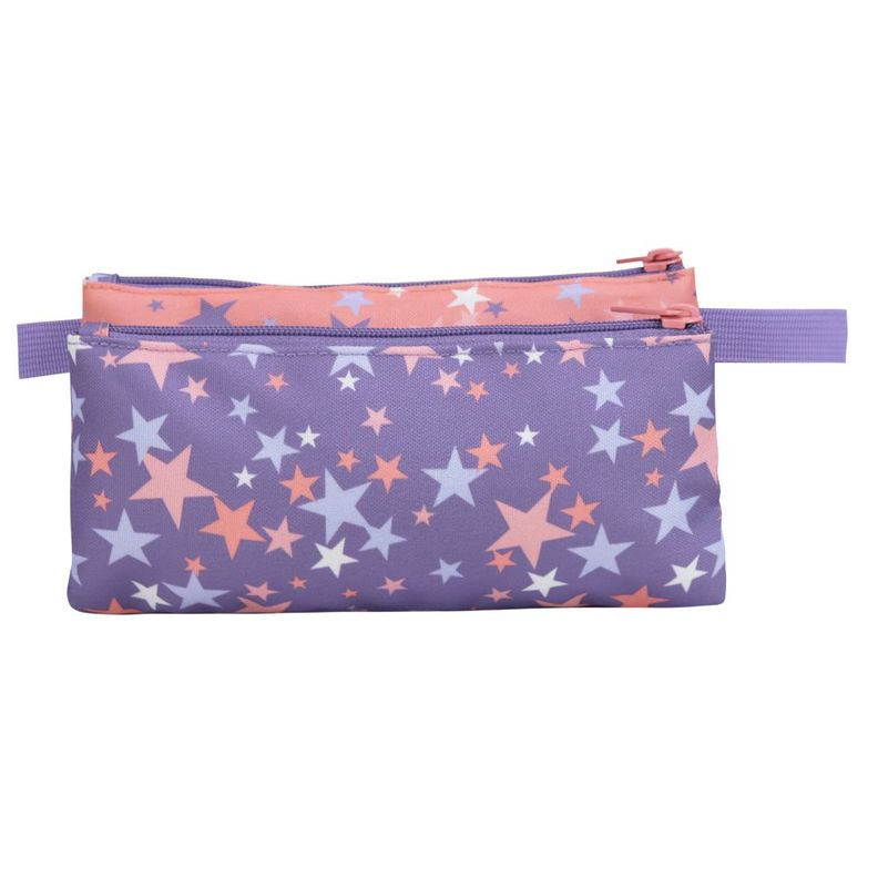 Estuche Infantil Triple Celerio Cat Star Lila Lila Head-4