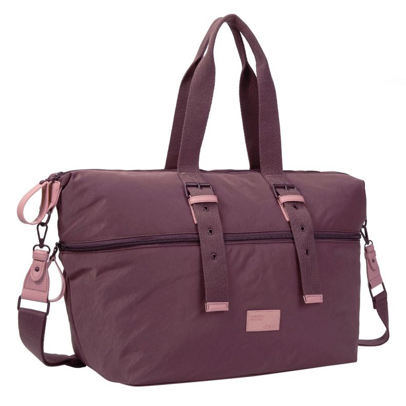 Bolso Cartera Expandible Montana Burdeo Calu-0