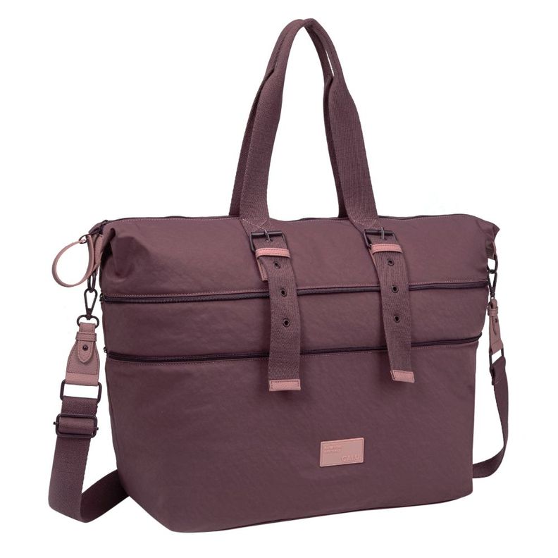 Bolso Cartera Expandible Montana Burdeo Calu-1