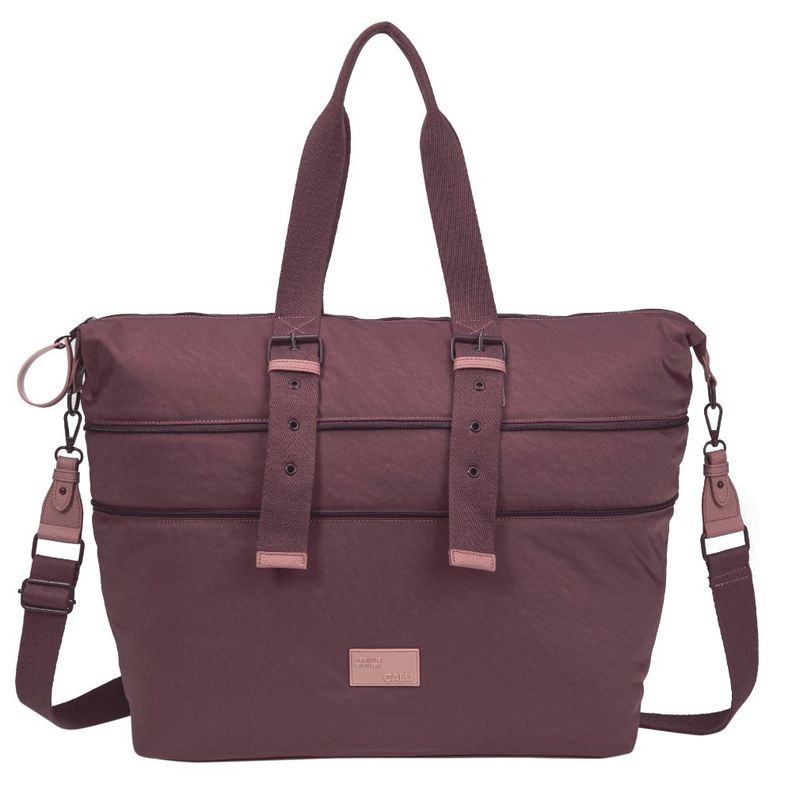 Bolso Cartera Expandible Montana Burdeo Calu-3