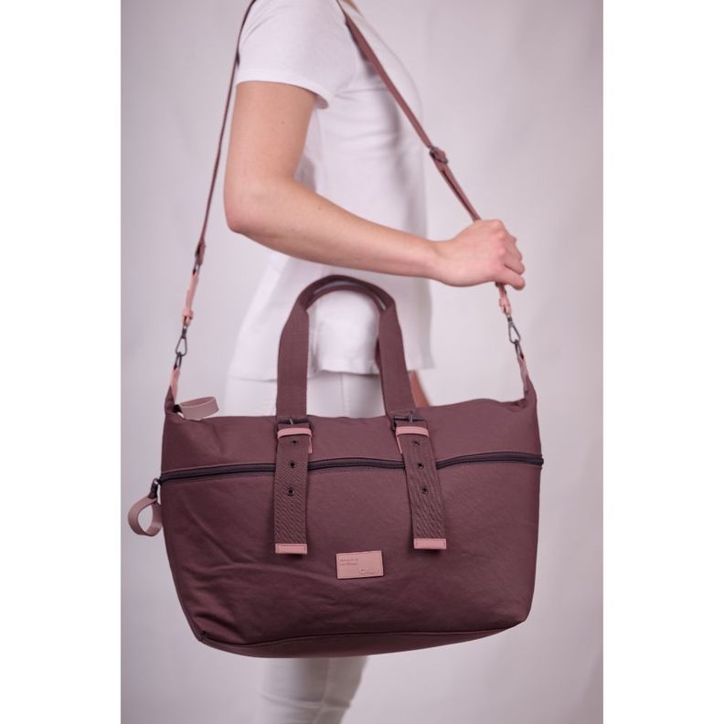 Bolso Cartera Expandible Montana Burdeo Calu-6