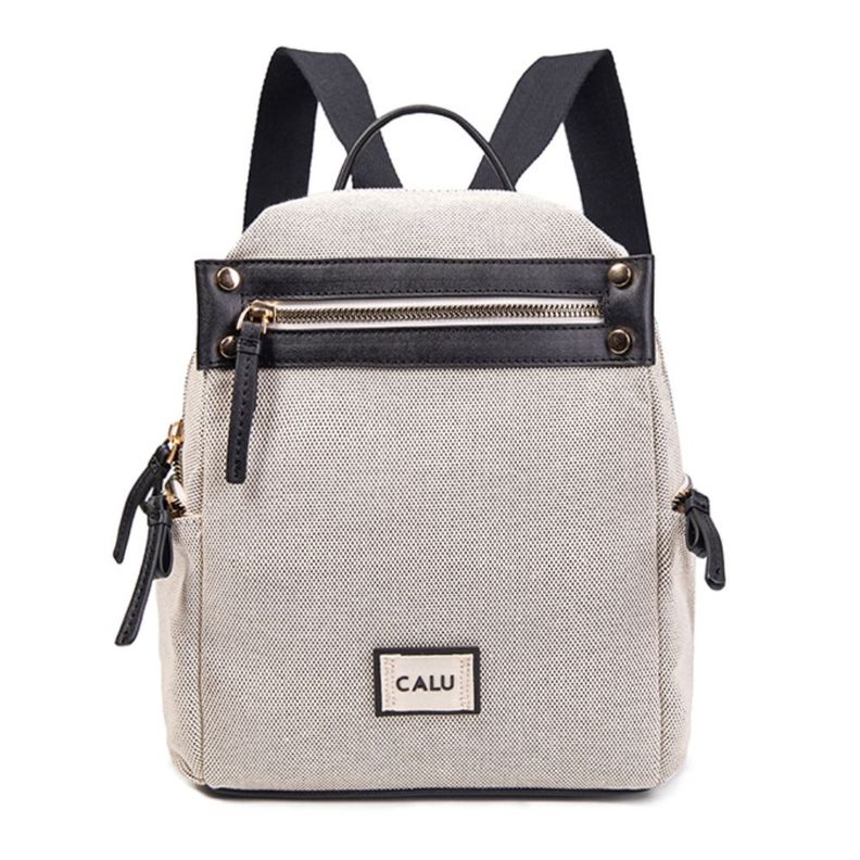 Mochila Texturas Lola Negro Calu-1