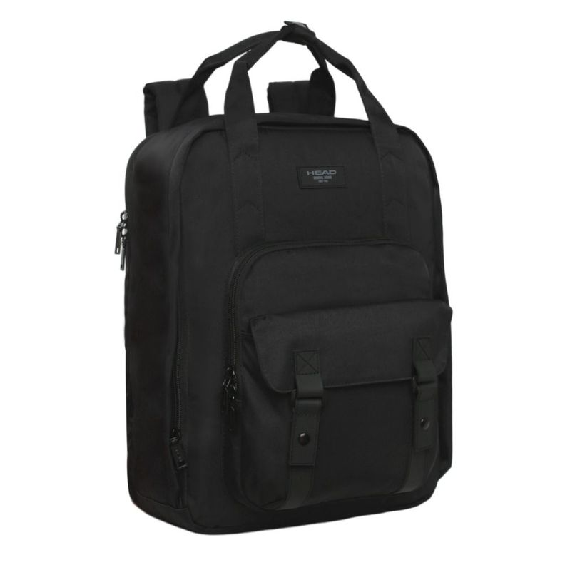 Mochila Mujer Delta Notebook Negro Head-0