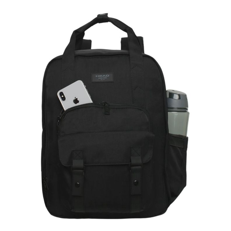Mochila Mujer Delta Notebook Negro Head-1