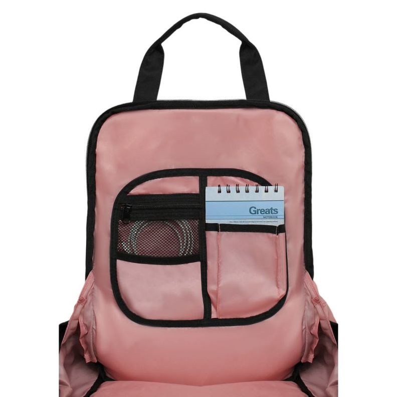 Mochila Mujer Delta Notebook Negro Head-2