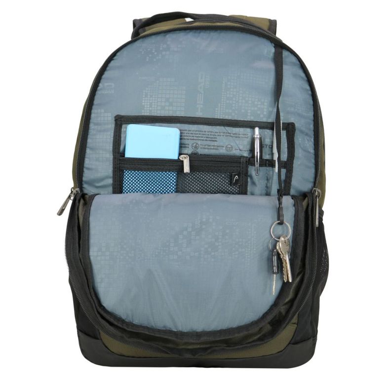Mochila Ejecutiva Notebook Stout Verde Militar Head-3