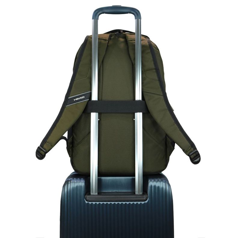 Mochila Ejecutiva Notebook Stout Verde Militar Head-5