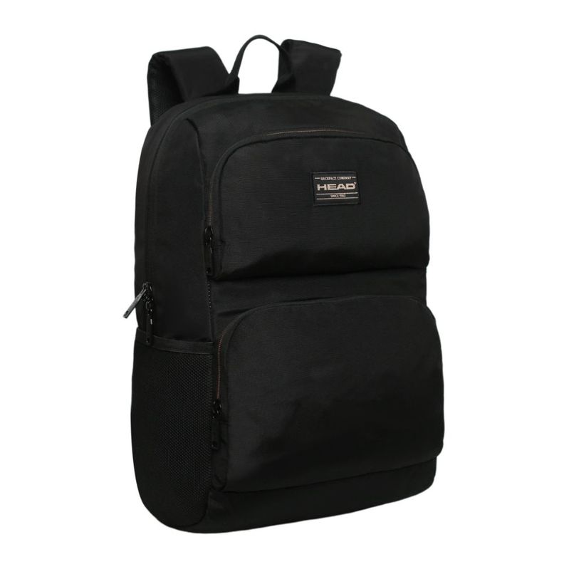 Mochila Ejecutiva Stinger Negro Rose Gold Head-0