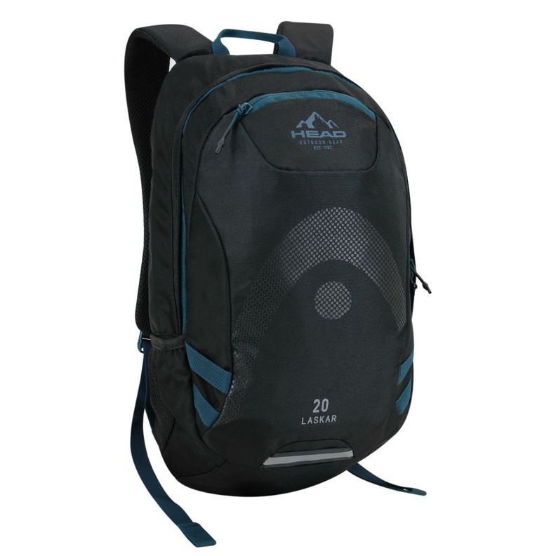 Mochila Outdoor Camping Laskar 20 Negro Petroleo Head-0