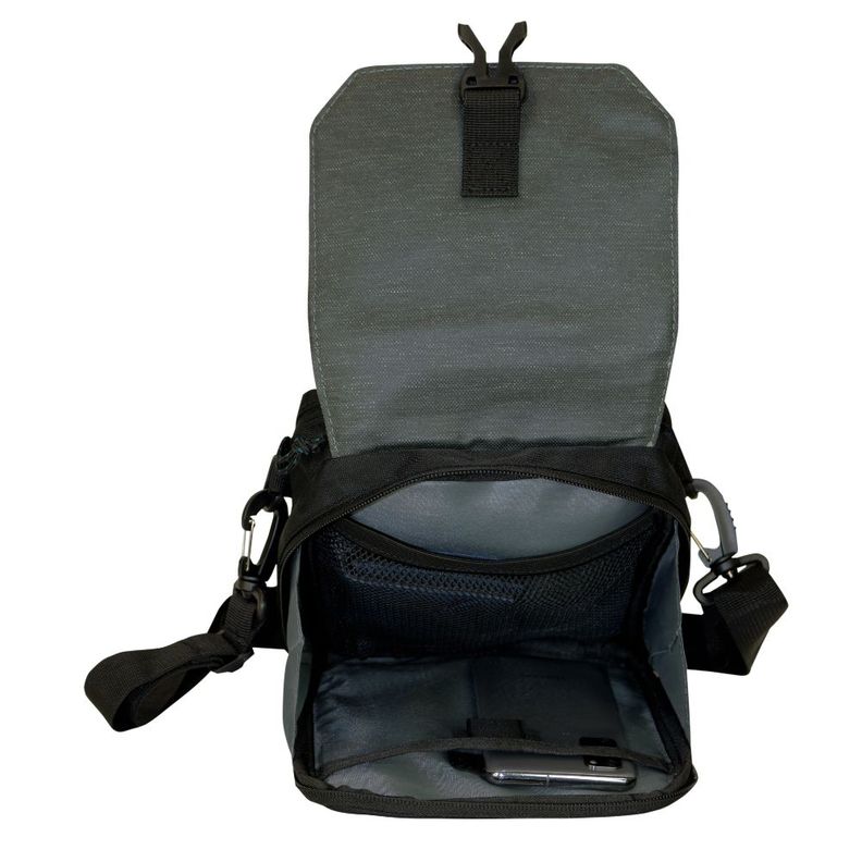 Bolso Pouch Boxing Melange Reverse Gris Oscuro-3