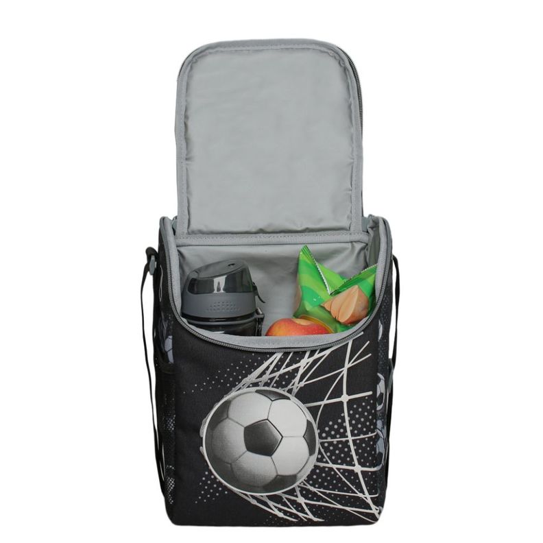 Lonchera Infantil Hombre Greenland Soccer Negro Head-2