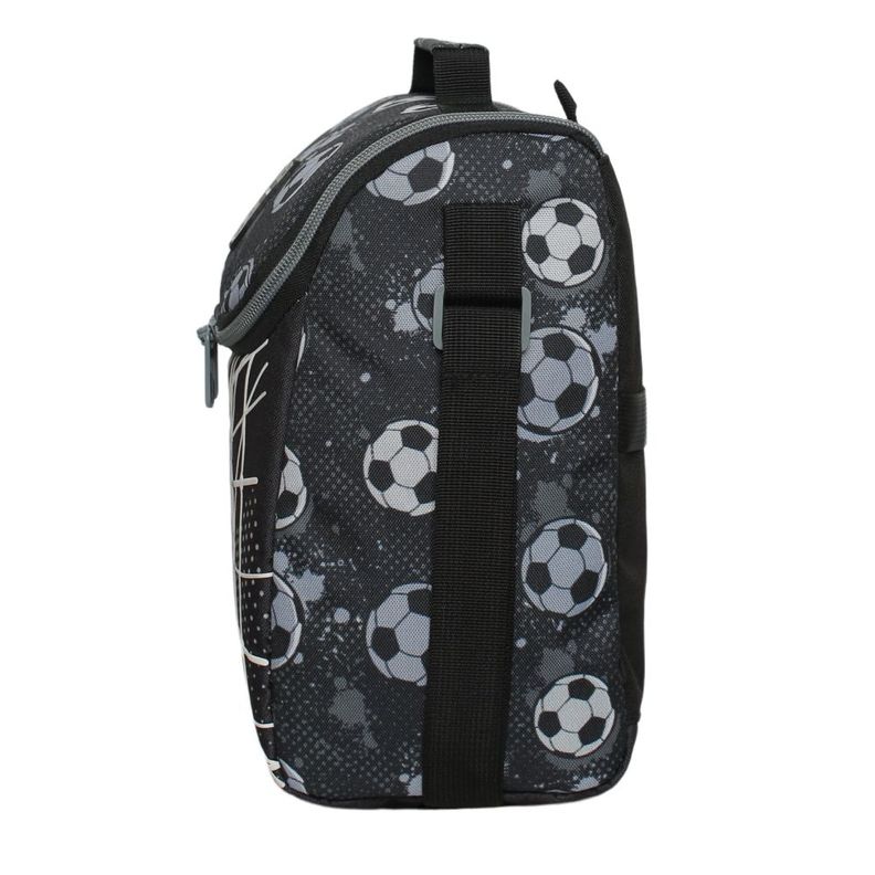Lonchera Infantil Hombre Greenland Soccer Negro Head-3