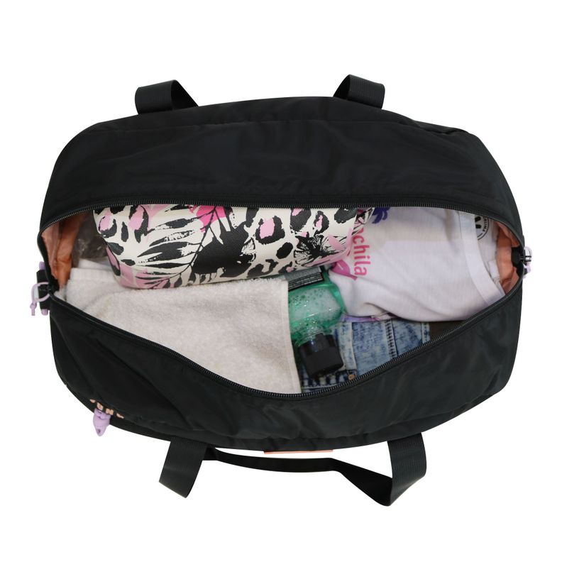Bolso Mujer Pilates 35 Negro Lila Head-2