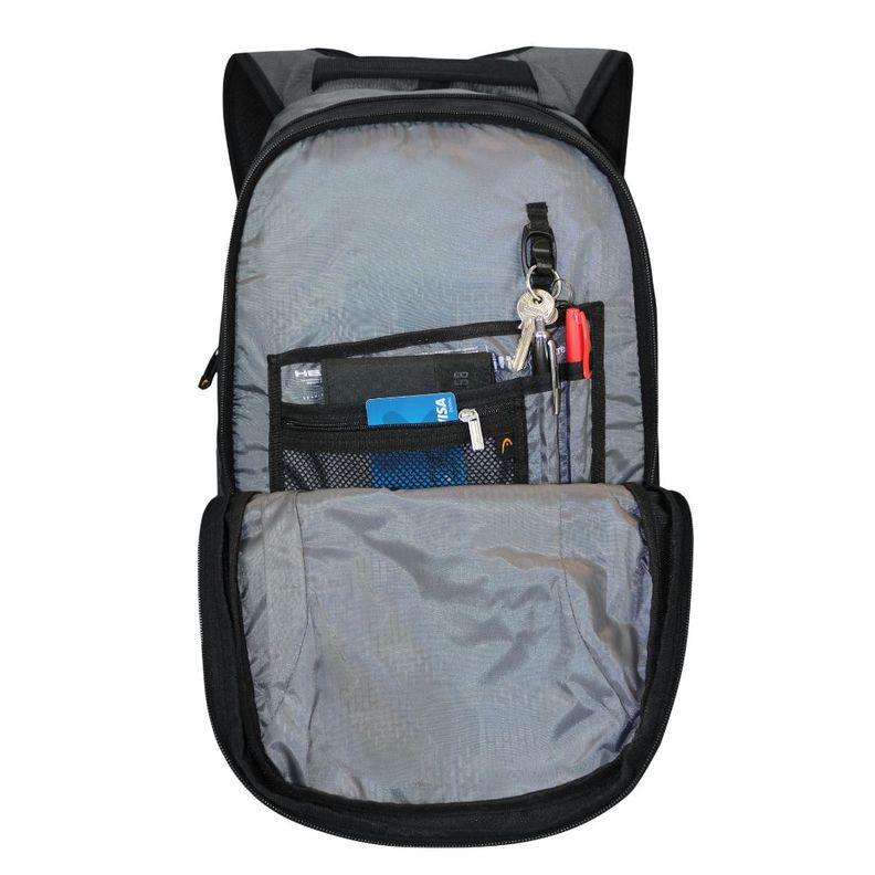 Mochila Porta Laptop Crosstrek New Negro Gris Head-3