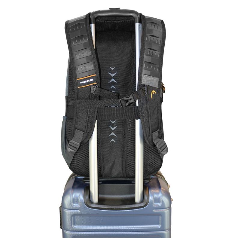 Mochila Porta Laptop Crosstrek New Negro Gris Head-5