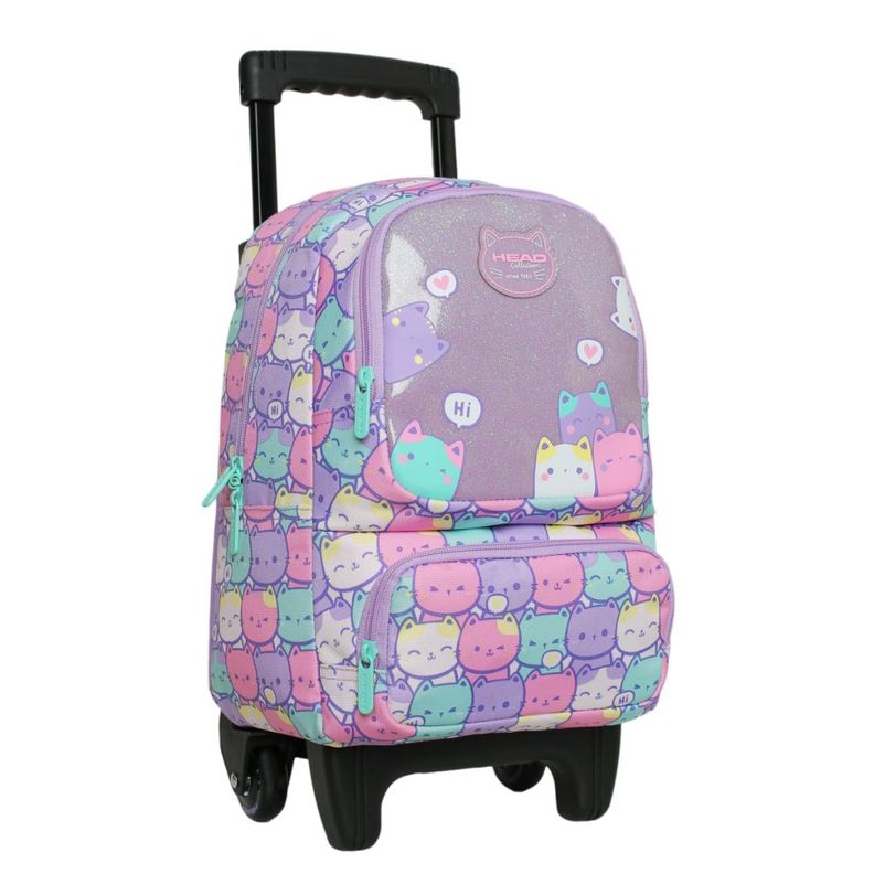 Mochila Infantil Niña Winner New Gatos Pastel Head-0
