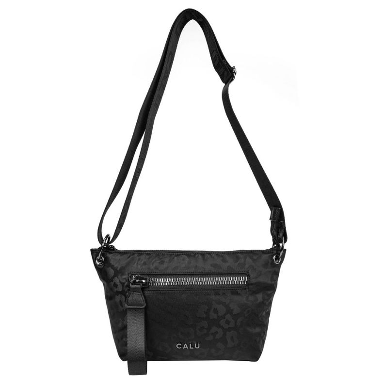 Cartera Bandolera Pascal Leopardo Negro Calu-3