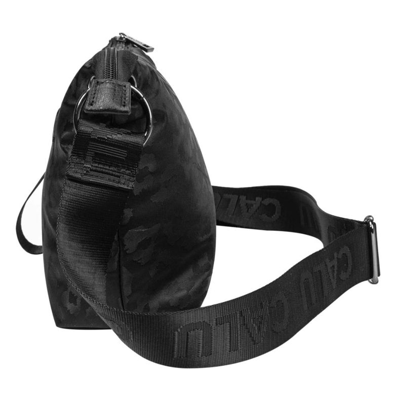 Cartera Bandolera Pascal Leopardo Negro Calu-4