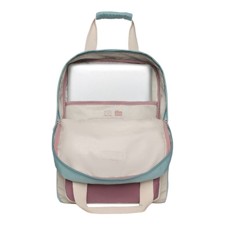 Mochila Urbana Mujer Element Color Block Pastel Head-2