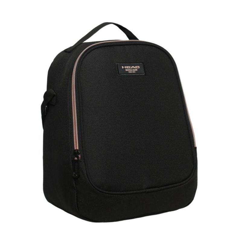 Lonchera Termica Grey Negro Rose Head-0