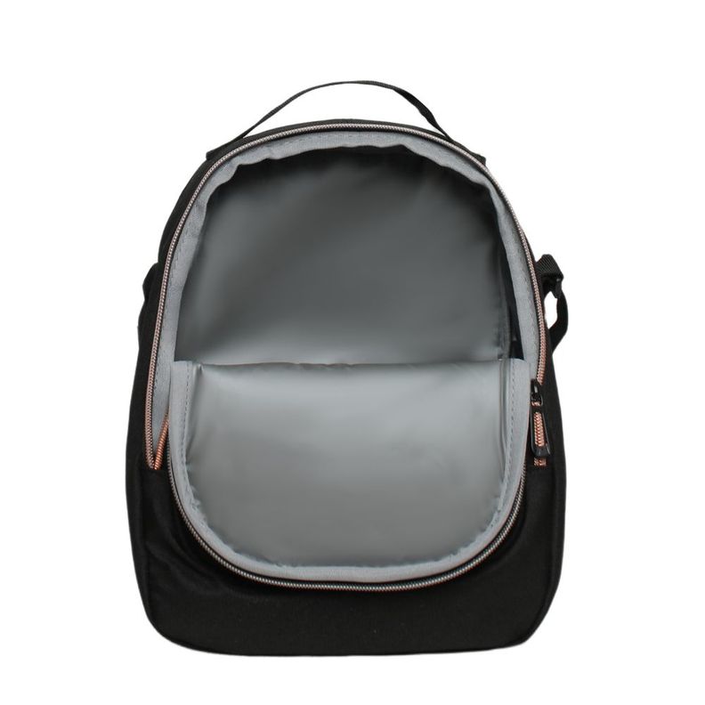 Lonchera Termica Grey Negro Rose Head-2