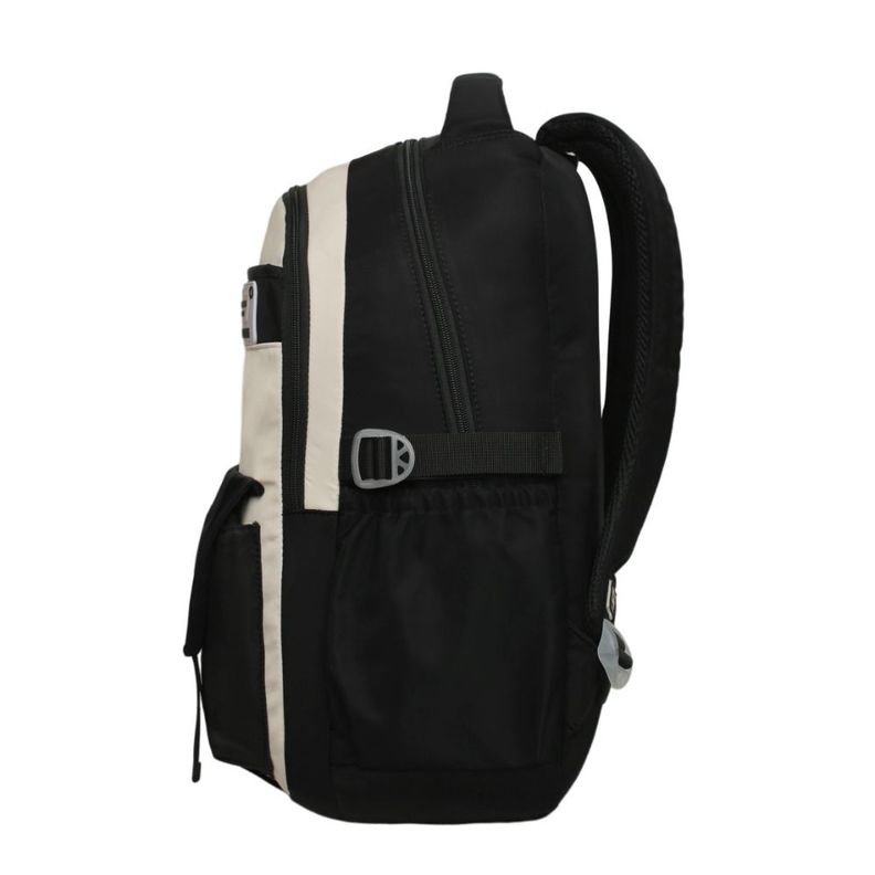 Mochila Mujer Kawaii Venza Color Block Negro Head-3