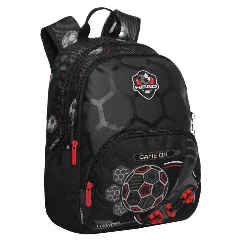 Mochila Infantil Niño Gum Futbol Negro Head-0