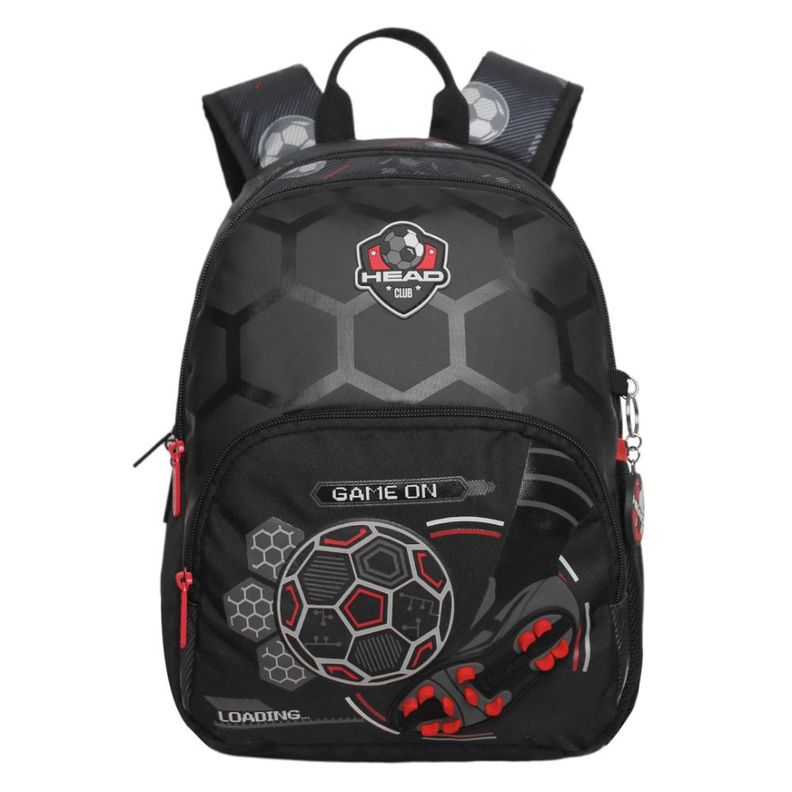 Mochila Infantil Niño Gum Futbol Negro Head-1