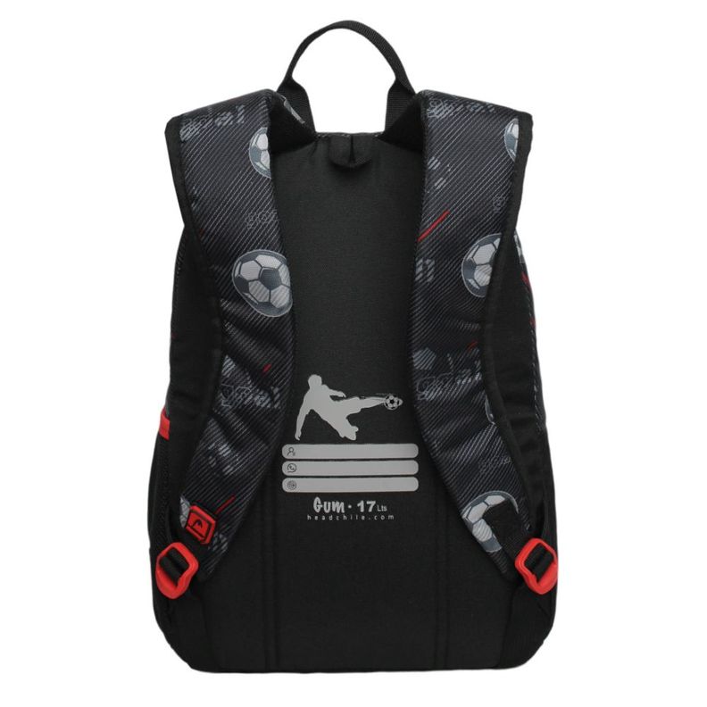 Mochila Infantil Niño Gum Futbol Negro Head-4