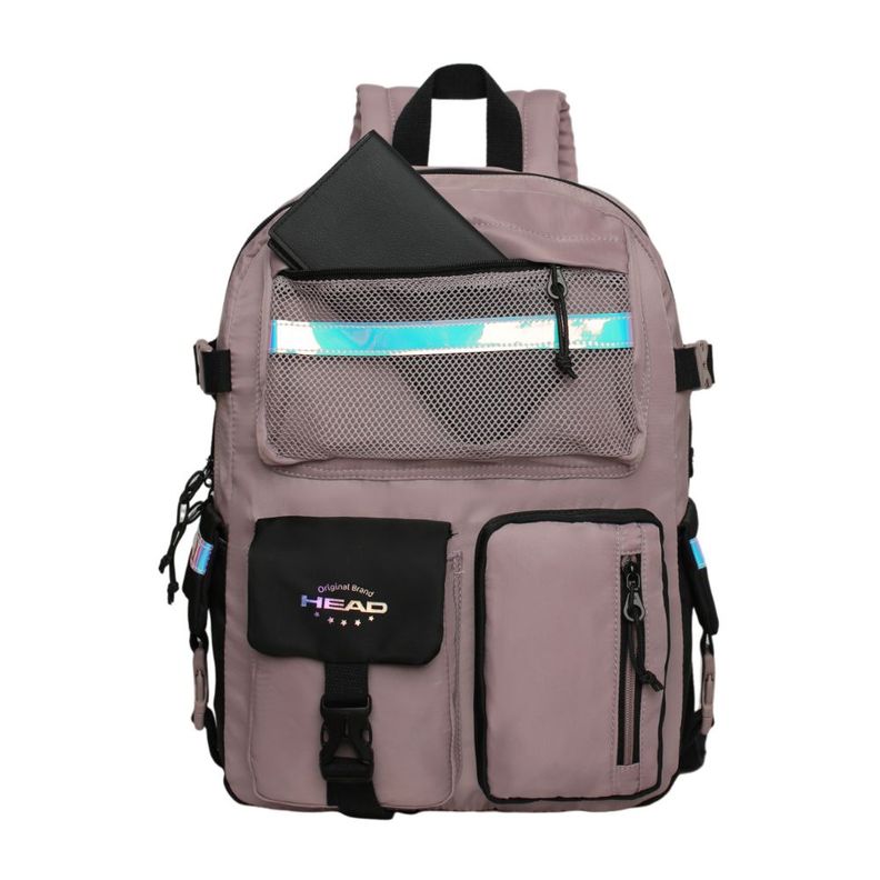 Mochila Mujer Escalade Kawaii Holographic Lila Head-1