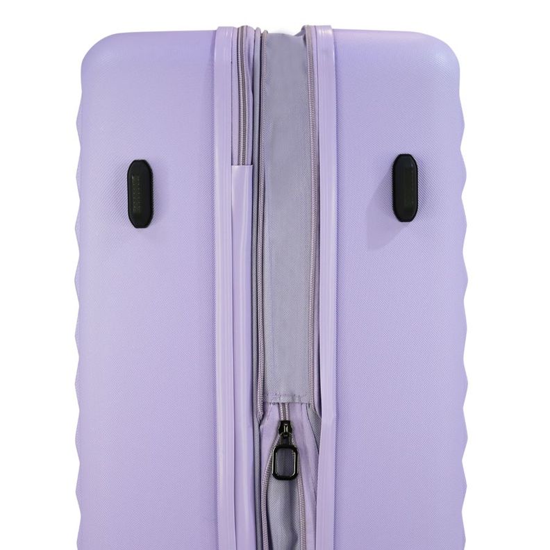 Maleta Cabina Toronto S Expandible TSA Lila Head-3