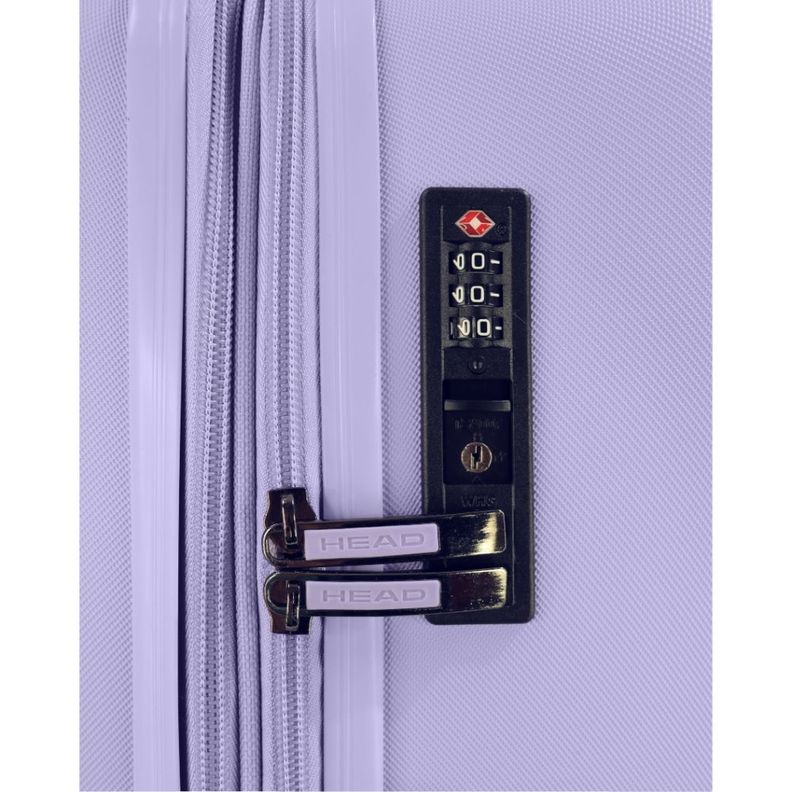 Maleta Cabina Toronto S Expandible TSA Lila Head-5