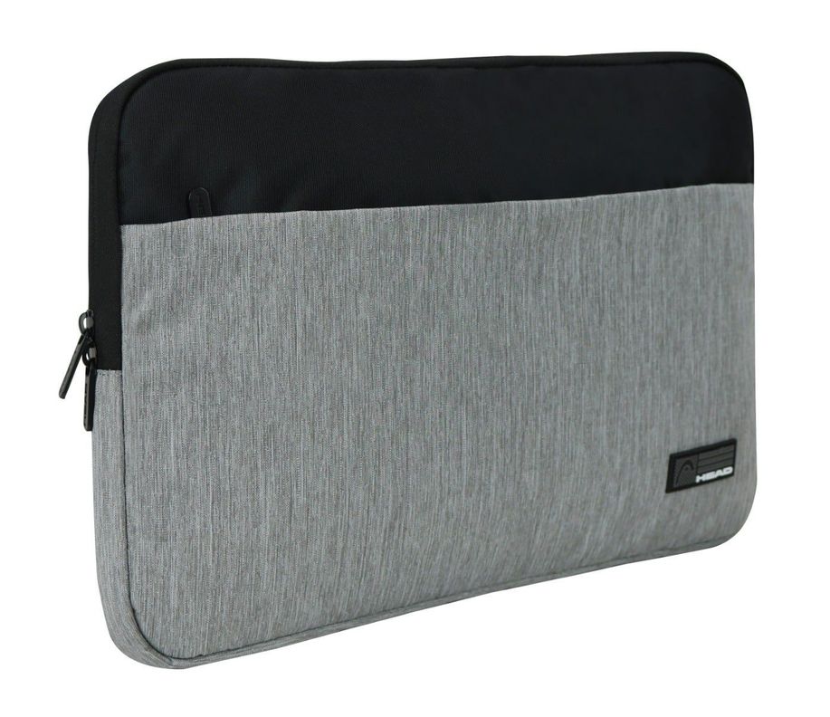 Funda Laptop Zip 14" Melange Gris Negro Head-0