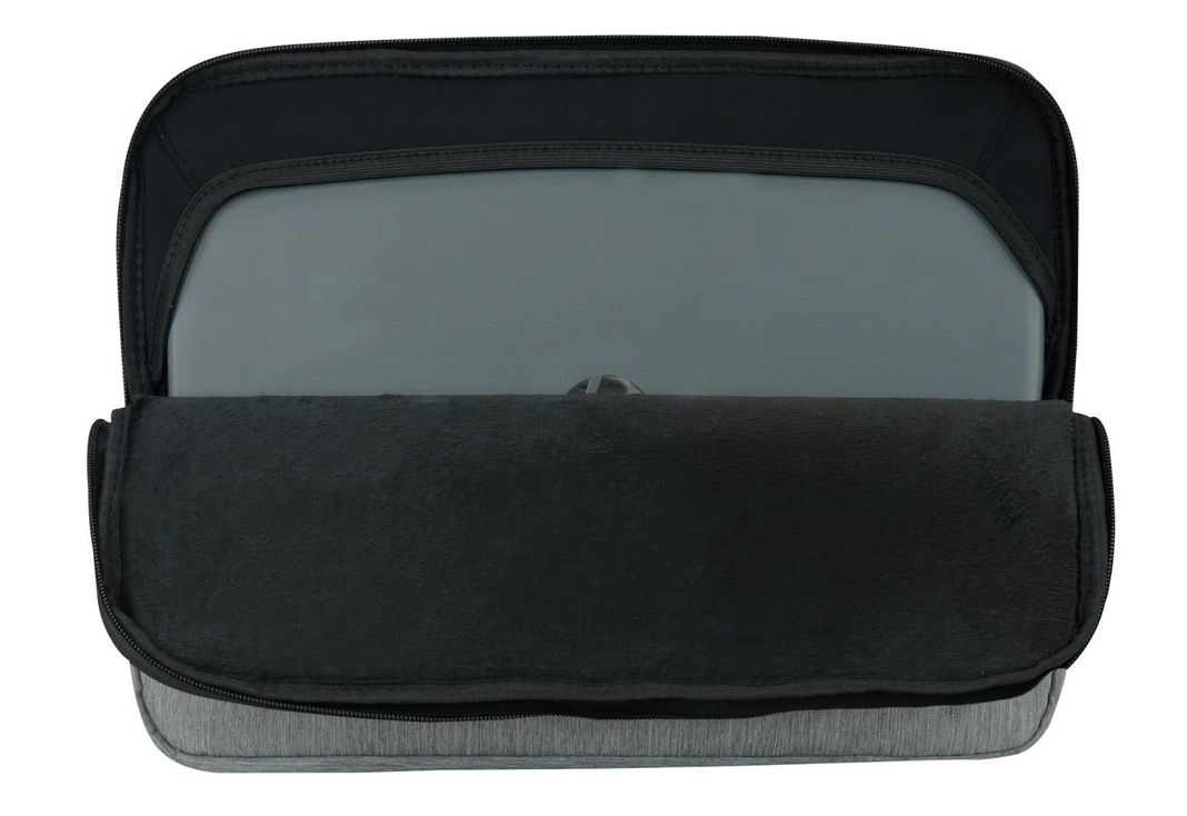 Funda Laptop Zip 14" Melange Gris Negro Head-3