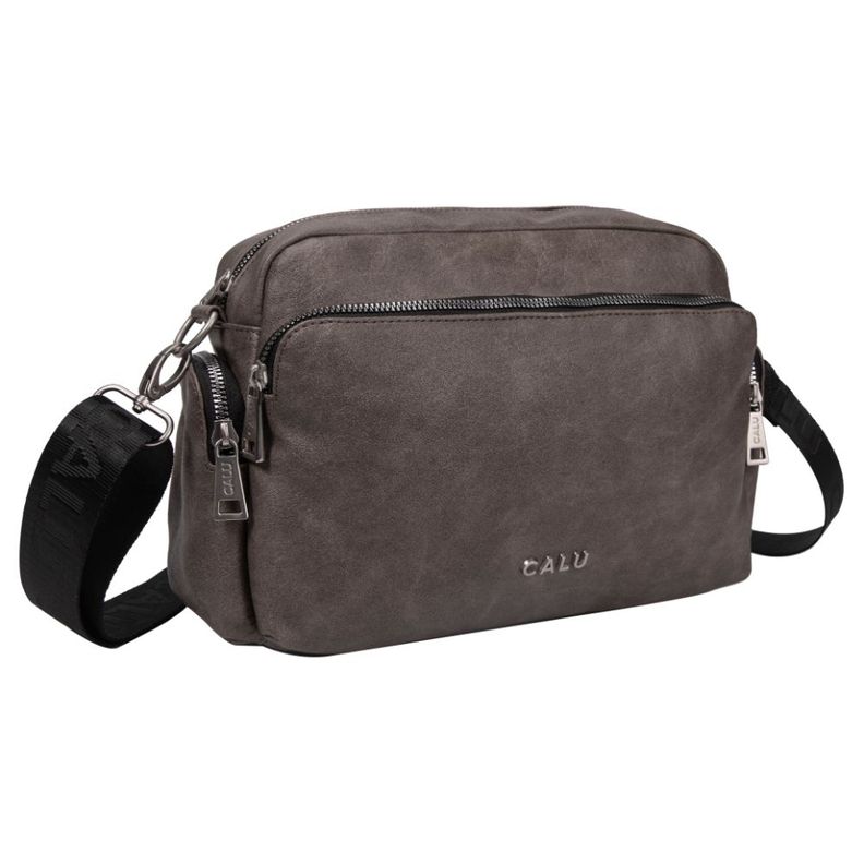 Cartera Bandolera Louisa PU Cafe Calu-0