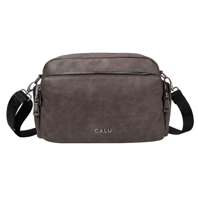 Cartera Bandolera Louisa PU Cafe Calu-1
