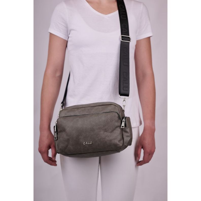 Cartera Bandolera Louisa PU Cafe Calu-6