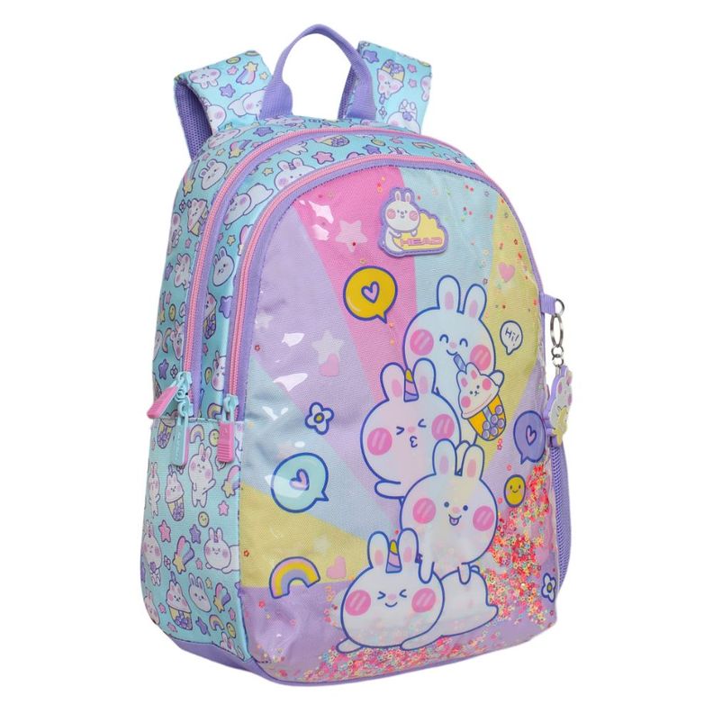 Mochila Infantil Niña Bionica Conejos Menta Head-0
