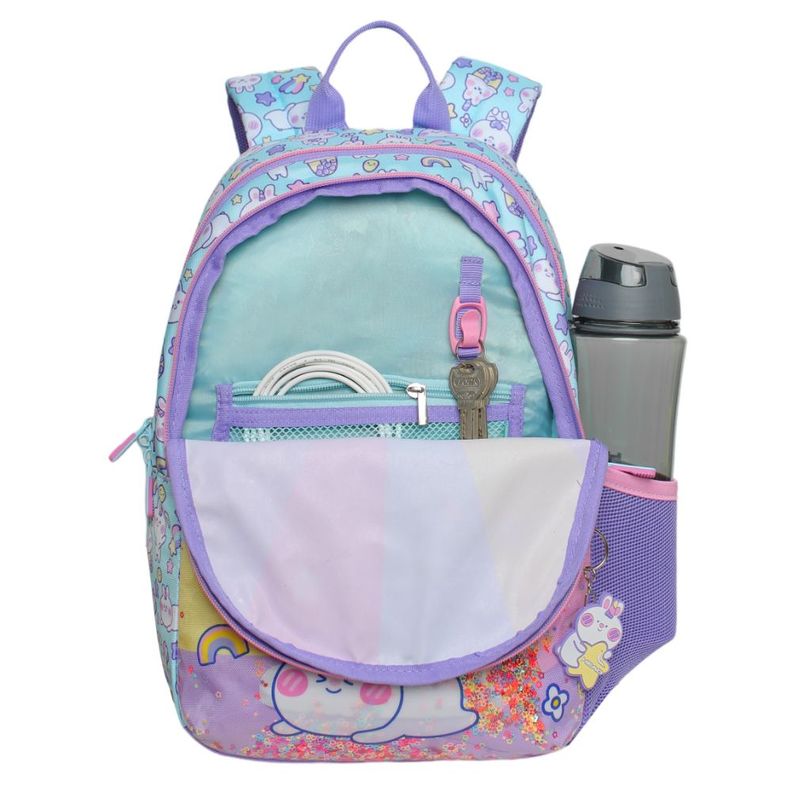 Mochila Infantil Niña Bionica Conejos Menta Head-2
