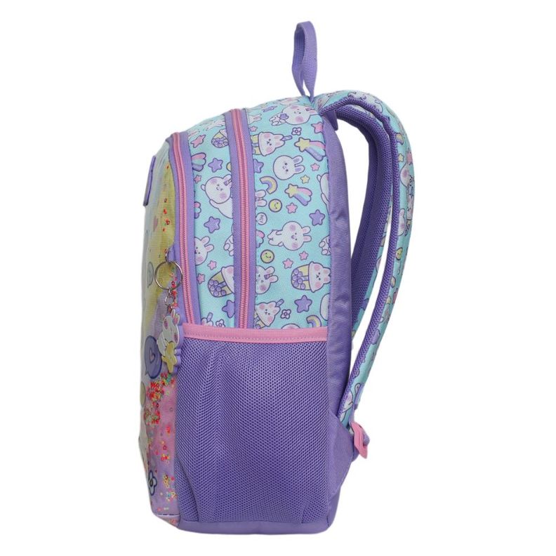 Mochila Infantil Niña Bionica Conejos Menta Head-4