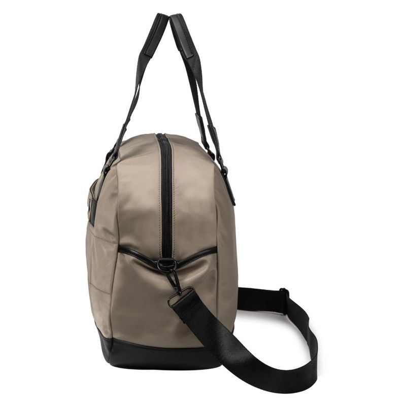 Bolso Cartera Ursula Microfibra Taupe Calu-4