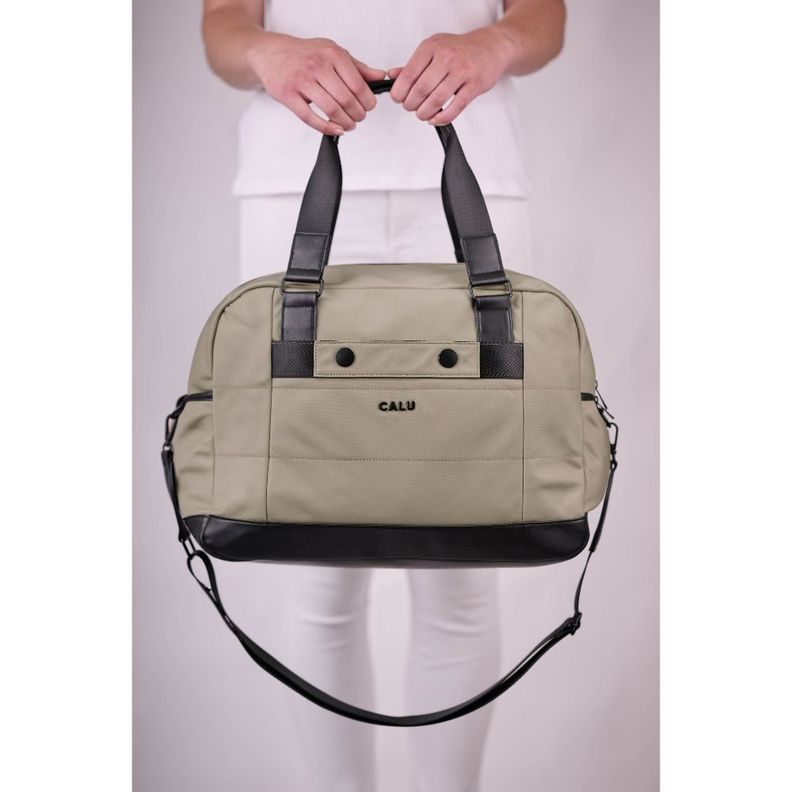 Bolso Cartera Ursula Microfibra Taupe Calu-6