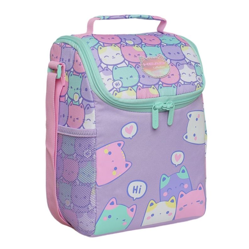 Lonchera Infantil Mujer Greenland New Gatos Pastel Head-0