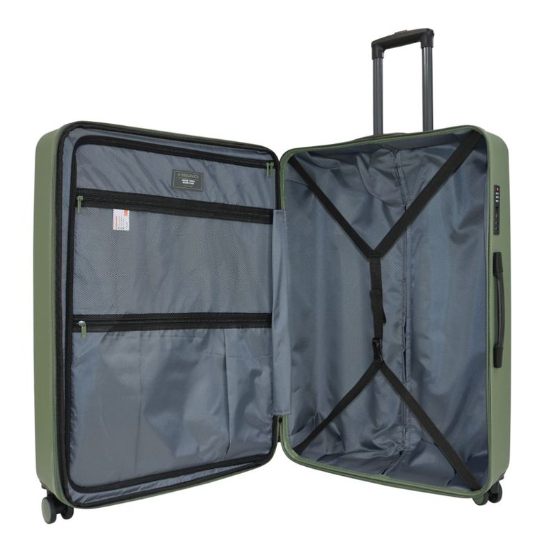 Maleta Toronto XL Expandible y TSA Verde Olivo Head-2